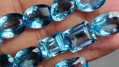 Buy Sky Blue Topaz Stone Online at CabochonsForSale