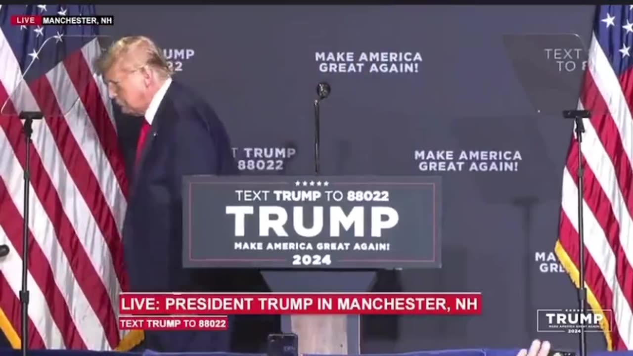 DON TORCHES JOE: Trump Pretends to Get Lost on Stage, Takes Shot at Joe [WATCH]