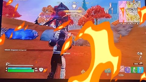 Fortnite Short on fire