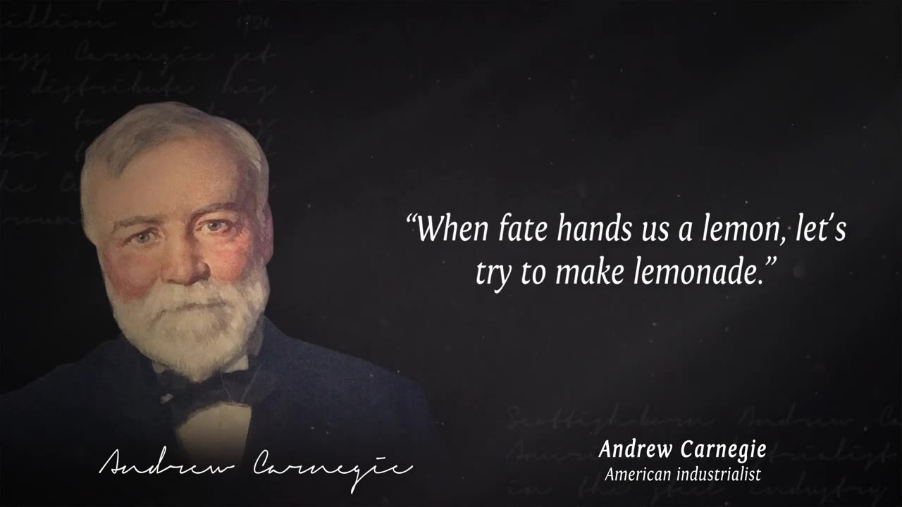 $5 Billion Man Andrew Carnegie's Quotes