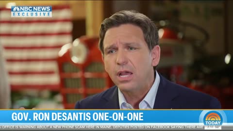 NEW - DeSantis on Trump: "Of course he lost" in 2020