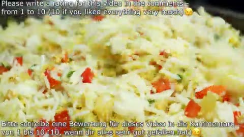 Do you have 1 potato, rice and eggs at home? 😋 Recipes quick, easy and very tasty. ASMR