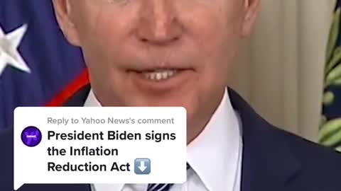 President Biden signs nflation Reduction Act