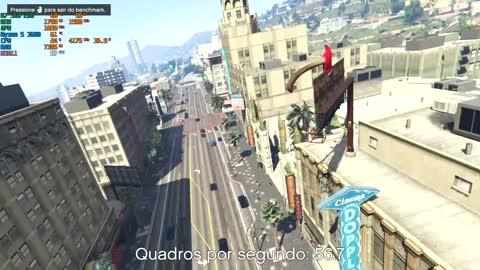 GTA V Teste de benchmark