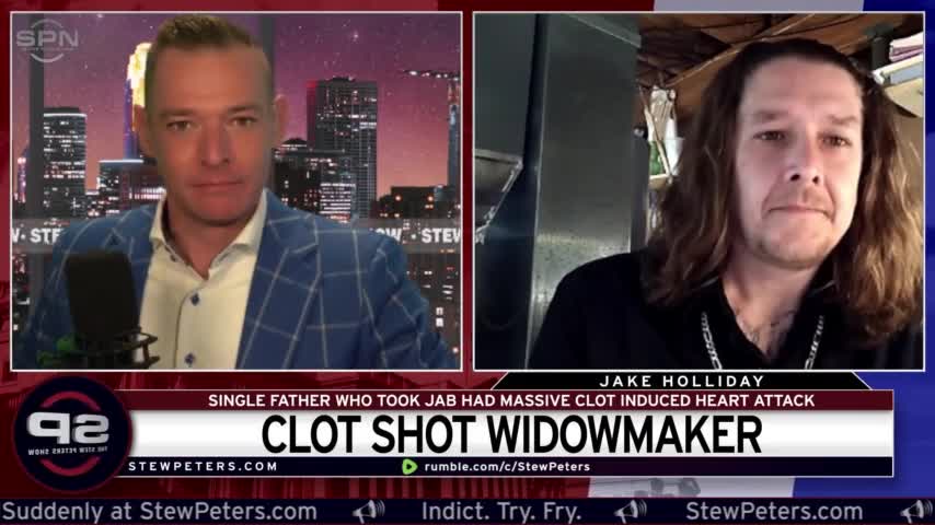 Clot Shot Widowmaker: Single Father Who Took Jab Had Massive Clot Induced Heart Attack