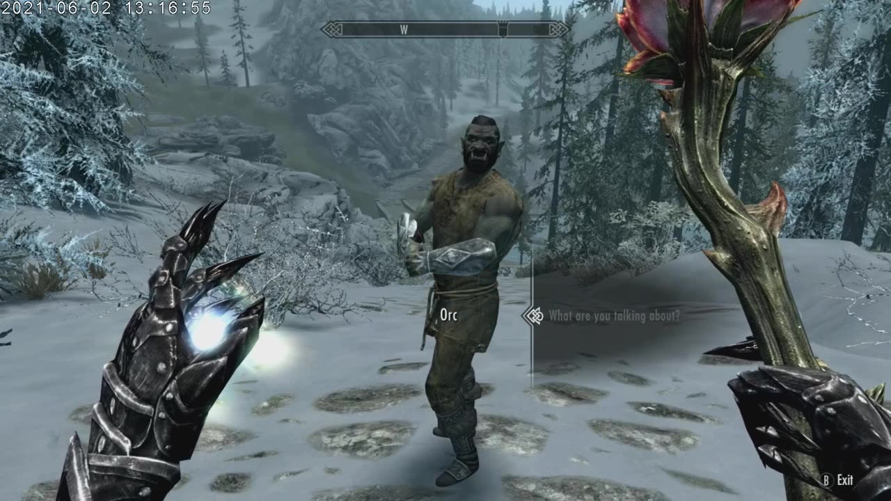 The Elder Scrolls 5 Skyrim Female Orc Karen D'Orc Part 178