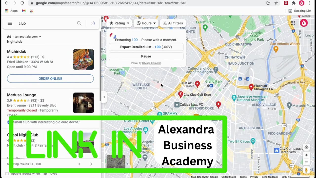 How to Scrap email from Google Maps for FREE subscription account