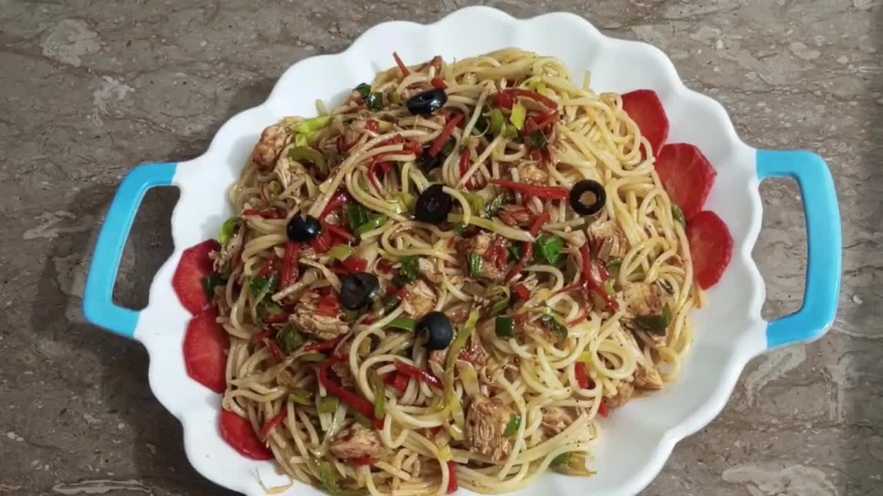 Chicken Tikka Spaghetti _Quick Easy Chicken Spaghetti _Chicken Tikka Spaghetti By Daily Food Recipes