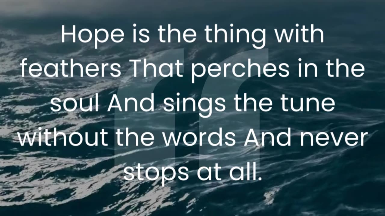 Embark on a journey to uncover the profound resilience of hope and its ability to uplift the soul.