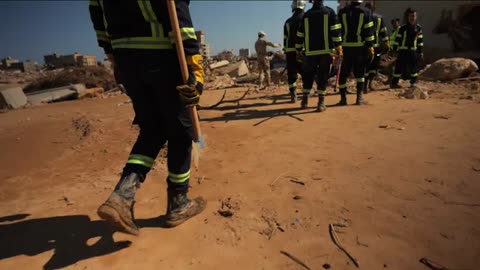 Libya Flood Fury on streets of smashed Libyan city