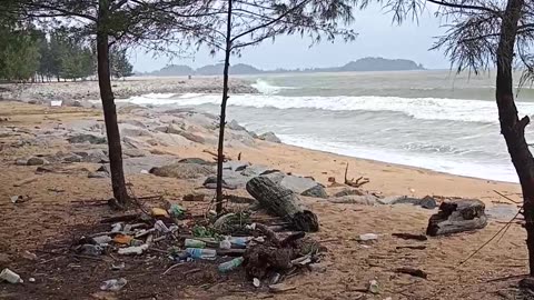 SUBHANALLAH "BEAUTIFUL BEACH SHORT VIDEO" DUNGUN, TERENGGANU, MALAYSIA 🇲🇾