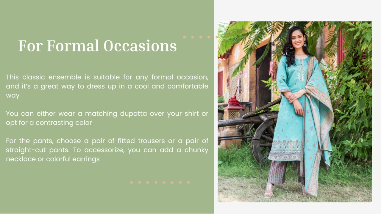 How To Style Kurta Pant Set For Different Occasions