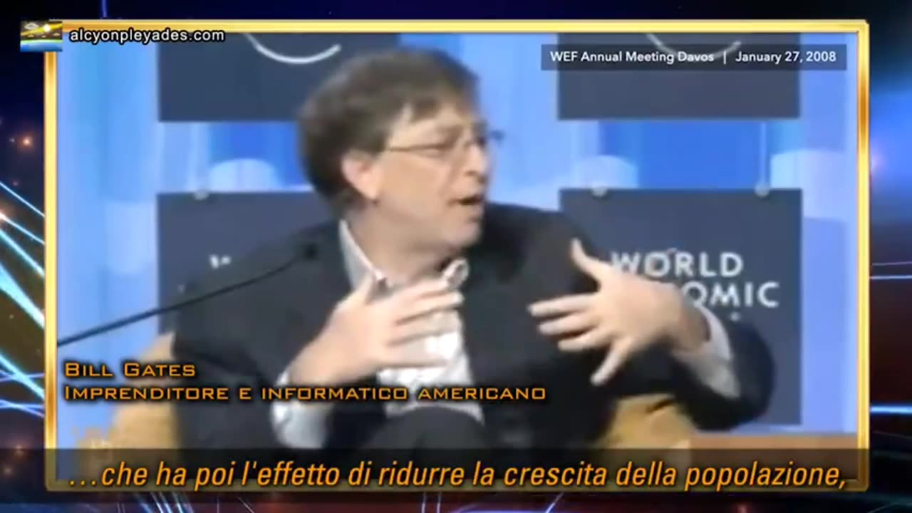 Agenda spopolamento globale - Cambiamento climatico vaccini eugenetica… Bill Gates