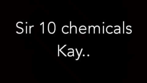 Ten chemical names 🤣🤣🤣