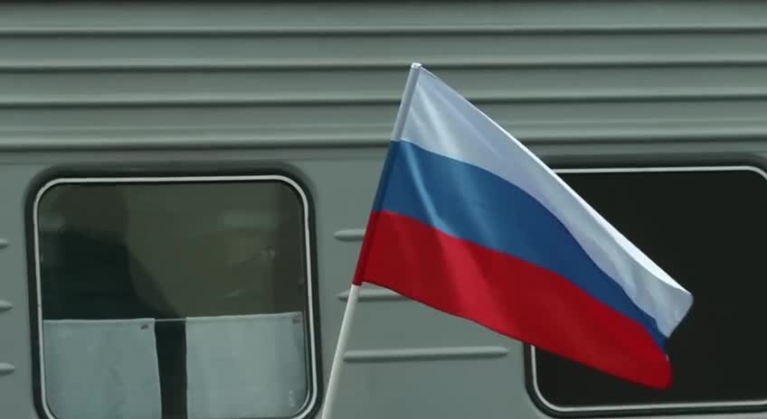 All of Russia escorts its heroes to the front and waits for victory.