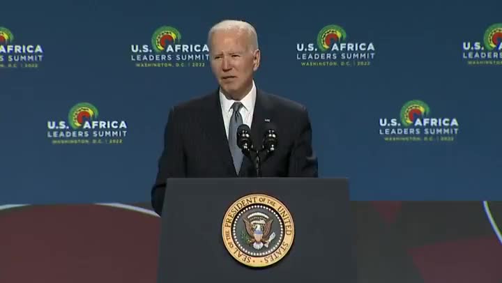 Biden: “The United States is committed to supporting every aspect of Africa’s inclusive growth.”