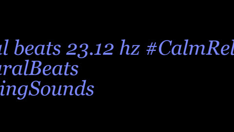 binaural_beats_23.12hz_BinauralChillout AudioSphereZenZone AudioSphereCalmingBeats