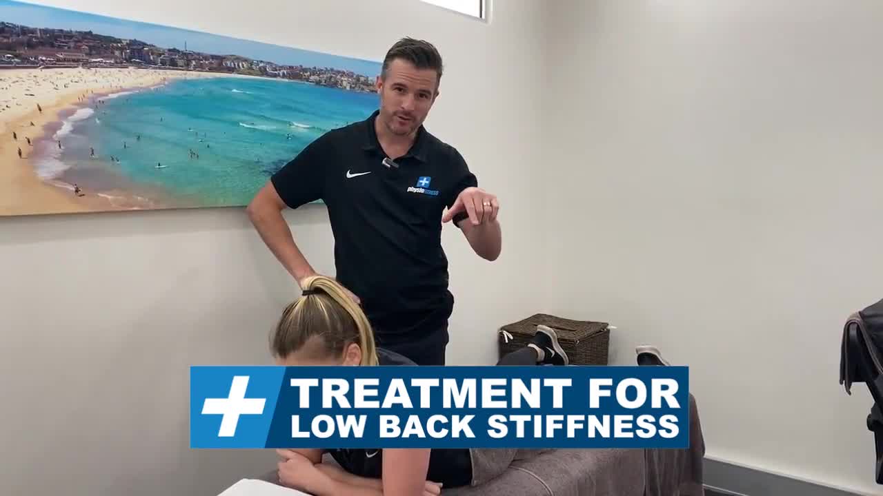 Treatment for Low Back Stiffness into Extension | Feat. Tim Keeley | Physio REHAB