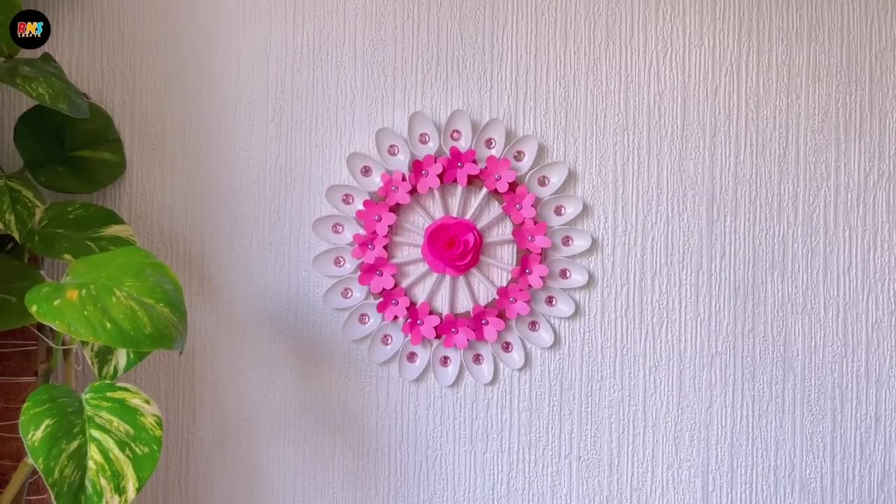 Paper Craft For Home Decoration, Paper Flower Wall Hanging, and Wall Decor