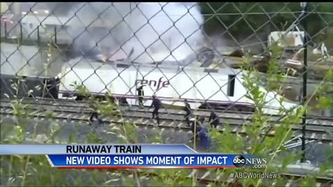 Caught on Tape: Deadly Train Crash in Spain