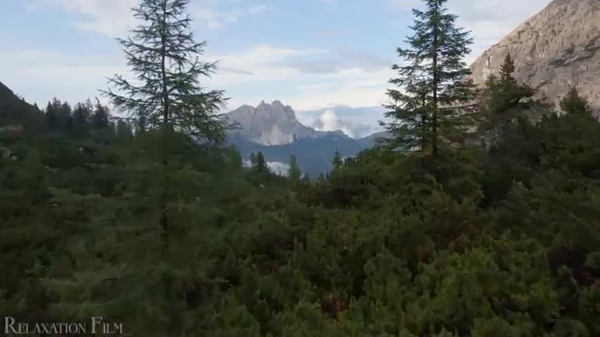 Enchanted Dolomites 4K - A stunning natural beauty Nature - Morning Music - Relaxation Film