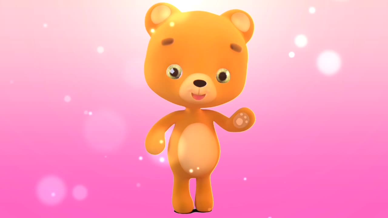 Cute little bear 🐻 animated video