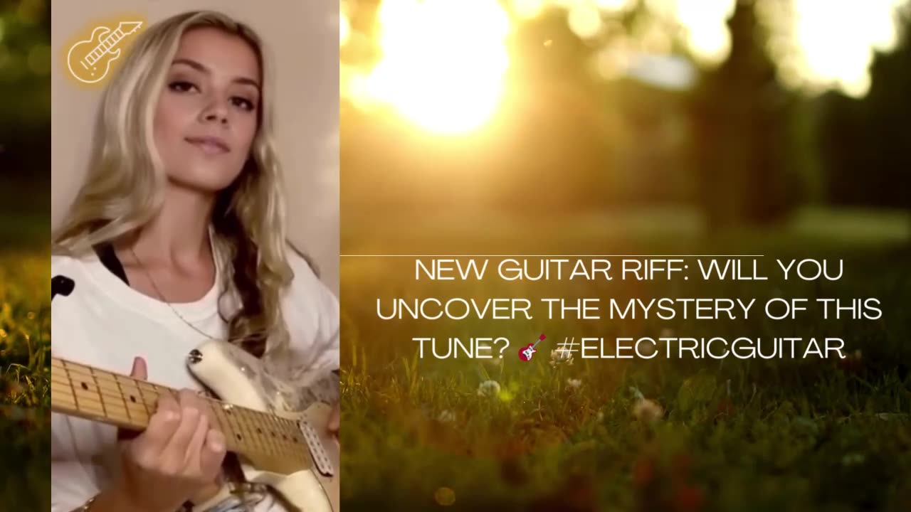 New Guitar Riff: Will You Uncover the Mystery of This Tune? 🎸 #ElectricGuitar