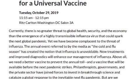 Fauci Speaks Oct 29, 2019 (Meanwhile in a lab in Wuhan)