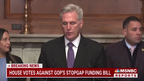 House fails to pass GOP stopgap funding bill