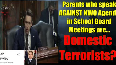 Sen. Hawley excoriates Biden for weaponizing the DOJ against parents by using FBI to silence them