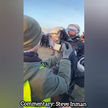 Greta Thunberg arrested at a German coal mine protest.