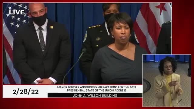 Washington, D.C. Mayor Muriel Bowser Details State Of The Union Preparations