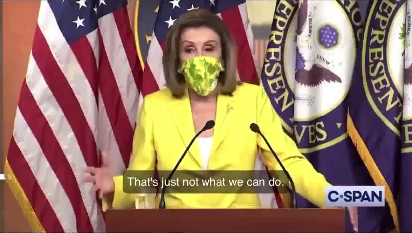 Nervous Nancy Changes Her Position on Vaccine Mandates on a Whim