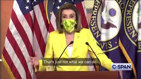 Nervous Nancy Changes Her Position on Vaccine Mandates on a Whim