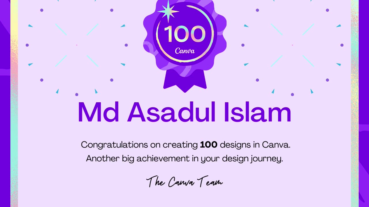 Canva 100 Design