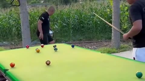 Billiards funny boys