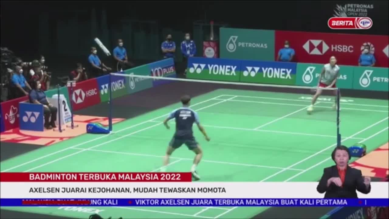 3 JULAI 2022-BERITA PERDANA-BADMINTON TERBUKA MALAYSIA 2022-AXELSEN JUARAI KEJOHANAN