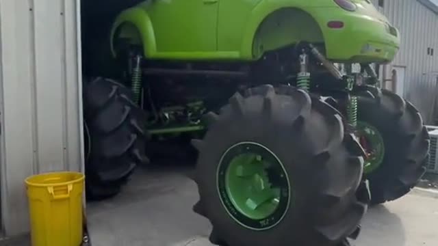 Modification design of large tire