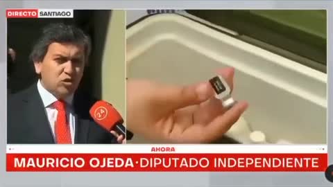 "CHILE" LA PRENSA CORTA ENTREVISTA A DIPUTADO JUSTO CUANDO HABLA DE NUEVOS DATOS DE INYECCIÓN COVID.