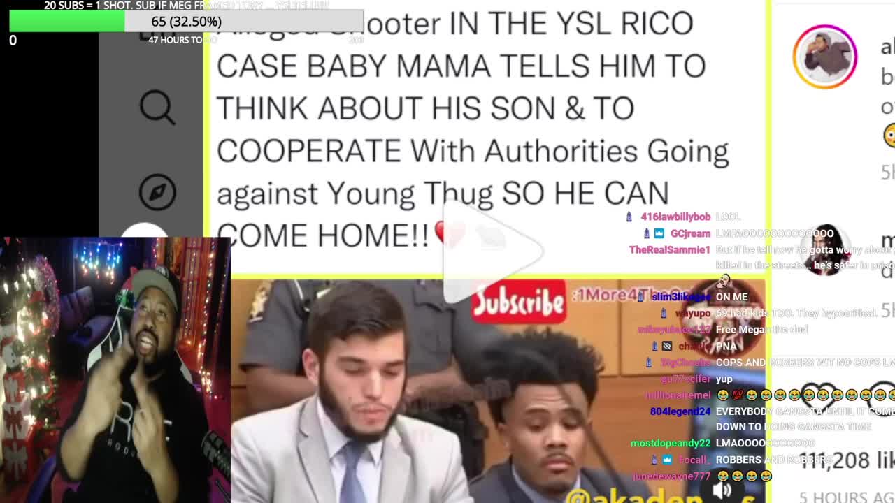 Akademiks speaks on more YSL members taking pleas & George Chidi saying Young Thug is main target