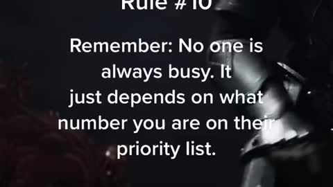 Rule #10
