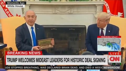 Trump gives netanyahu the key to the whitehouse