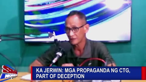 Ka Jerwin: Mga propaganda ng CTG, part of deception