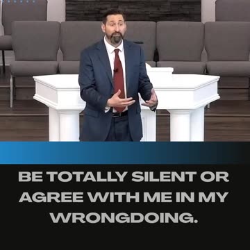 Don't agree with my wrong doing