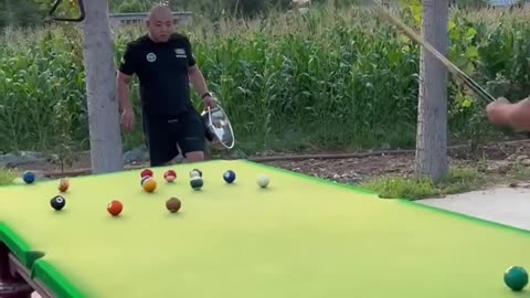 Funny video billiard