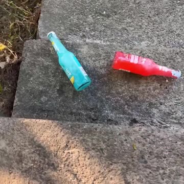 Crushing Crunchy & Soft Things ! Breaking glass bottles ⚠️🔥 #asmr