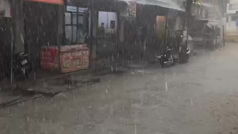 Heavy rain in india 🌧️🌧️🌧️