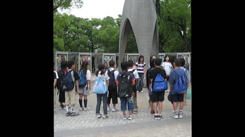 Hiroshima - Children Honoring the Victims of the Atomic Bomb