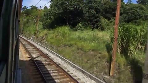 TÚNEL BOTUJURU VINDO DE TREM DA ESTAÇÃO