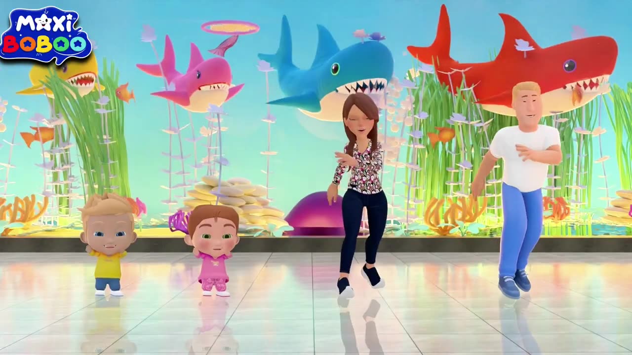 Baby Shark Dance 3D - Let's Go Hunt Dodo - Run Away Dodo @MaxiBoBoo Nursery Rhymes & Kids Song